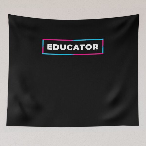 Item preview, Educator retro gradient frame designed and sold by SVPOD.