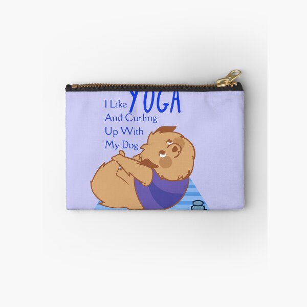 Item preview, I like Yoga and Curling up with My Dog Yoga Design for dogs lovers and yoga lovers in your life.  designed and sold by tranquilbeach.