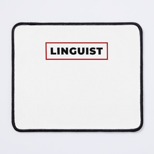 Item preview, Linguist with red frame designed and sold by SVPOD.