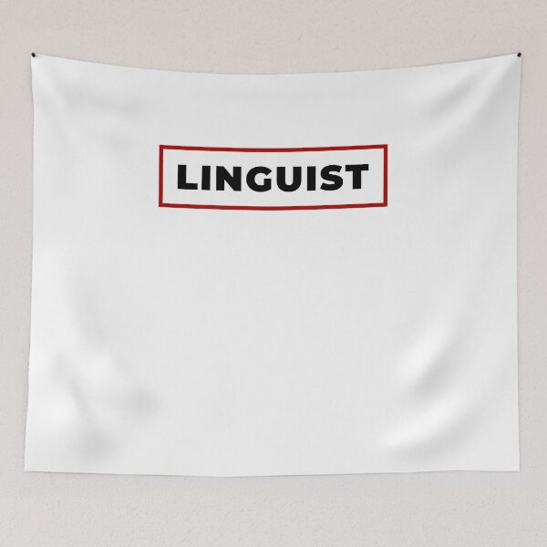 Item preview, Linguist with red frame designed and sold by SVPOD.