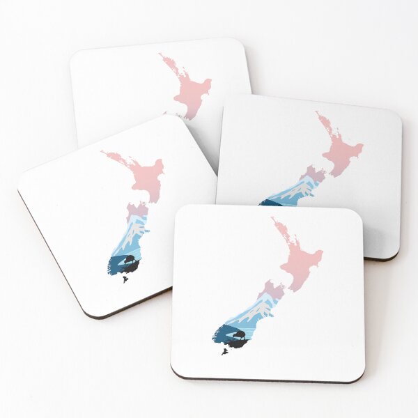 Item preview, new zealand map and landscape designed and sold by landscapeworlds.