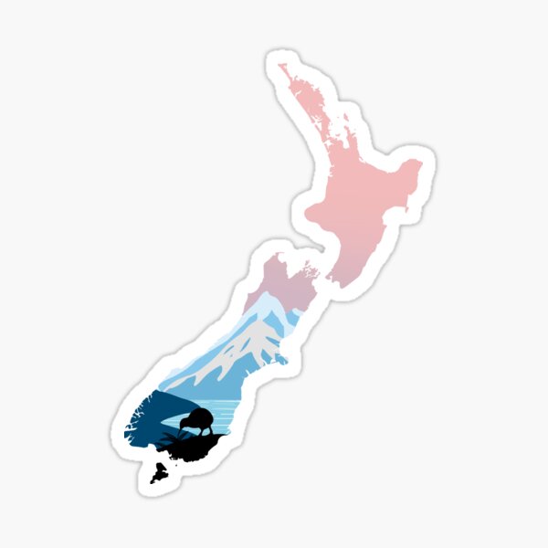 Item preview, new zealand map and landscape designed and sold by landscapeworlds.