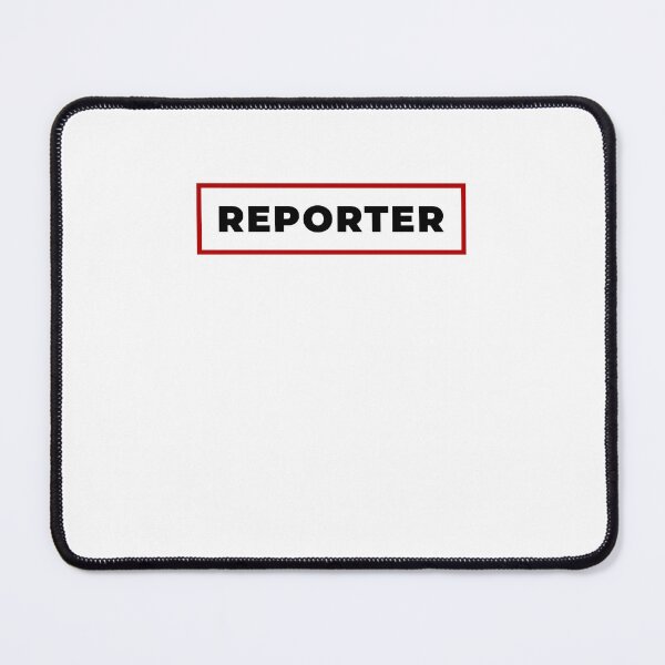Item preview, Reporter with red frame designed and sold by SVPOD.