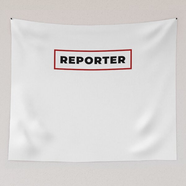 Item preview, Reporter with red frame designed and sold by SVPOD.