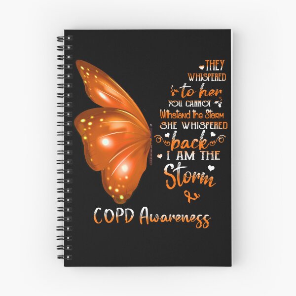 Item preview, She Whispered Back I Am The Storm COPD Awareness Butterfly designed and sold by frechettee.