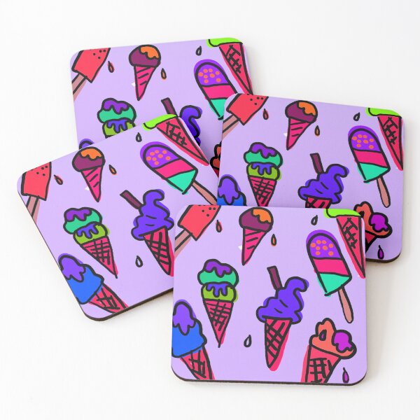 Item preview, Sketched Ice Cream Pattern designed and sold by TotallyRetroArt.