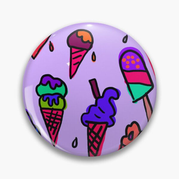 Item preview, Sketched Ice Cream Pattern designed and sold by TotallyRetroArt.