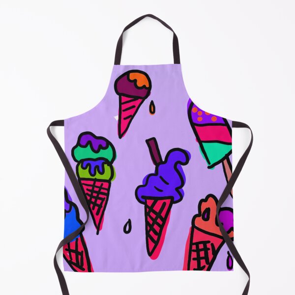 Item preview, Sketched Ice Cream Pattern designed and sold by TotallyRetroArt.