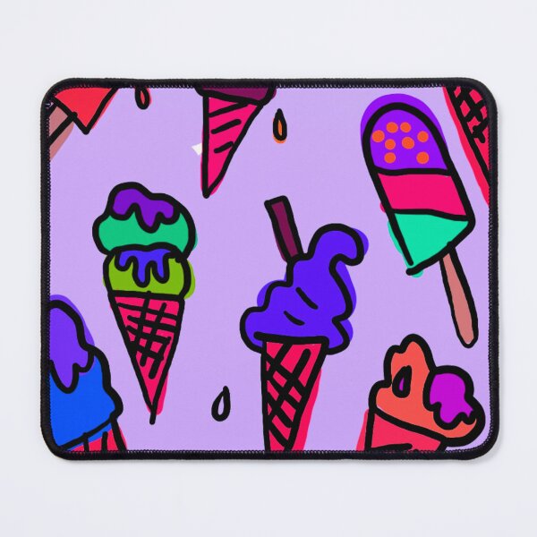 Item preview, Sketched Ice Cream Pattern designed and sold by TotallyRetroArt.