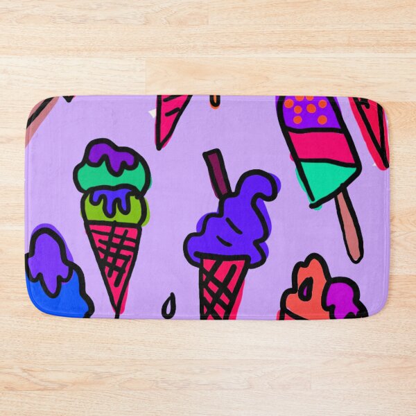 Item preview, Sketched Ice Cream Pattern designed and sold by TotallyRetroArt.