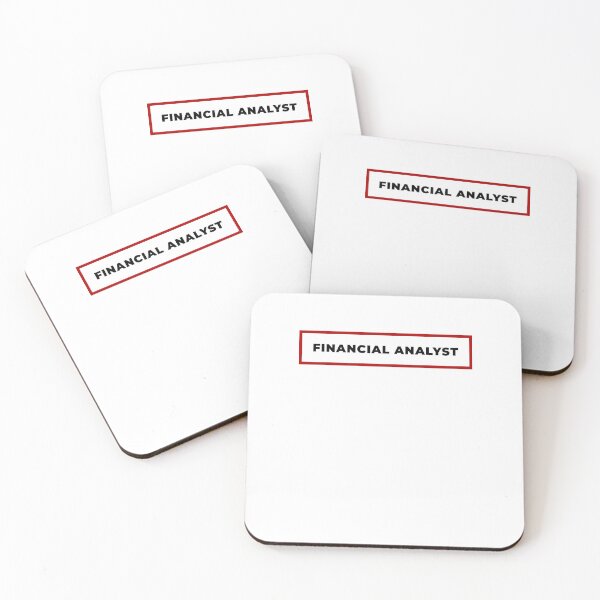 Item preview, Financial analyst with red frame designed and sold by SVPOD.