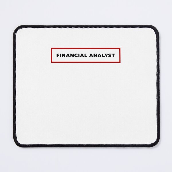 Item preview, Financial analyst with red frame designed and sold by SVPOD.