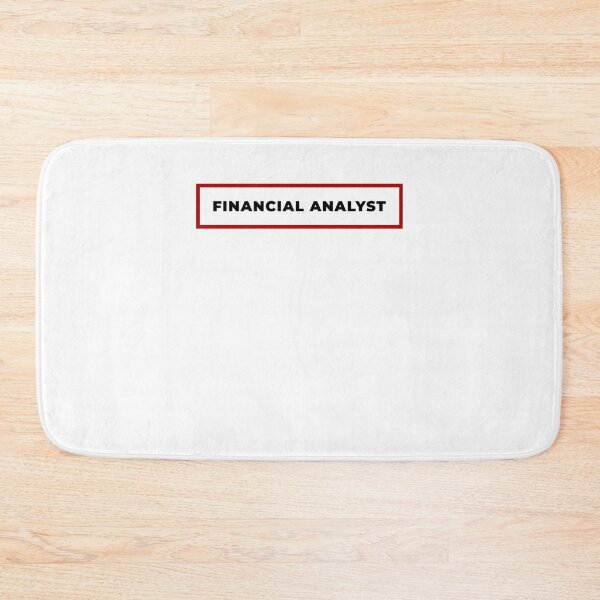 Item preview, Financial analyst with red frame designed and sold by SVPOD.