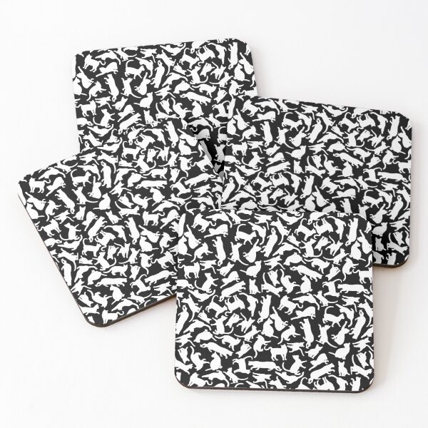 Item preview, Silhouette cats dark designed and sold by jumpercat.