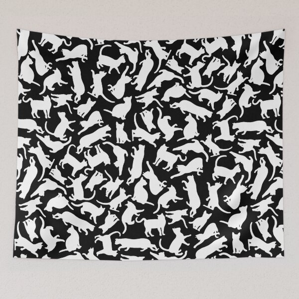 Item preview, Silhouette cats dark designed and sold by jumpercat.