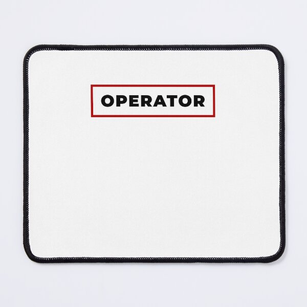 Item preview, Operator with red frame designed and sold by SVPOD.