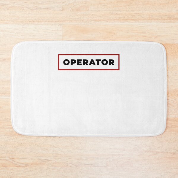 Item preview, Operator with red frame designed and sold by SVPOD.