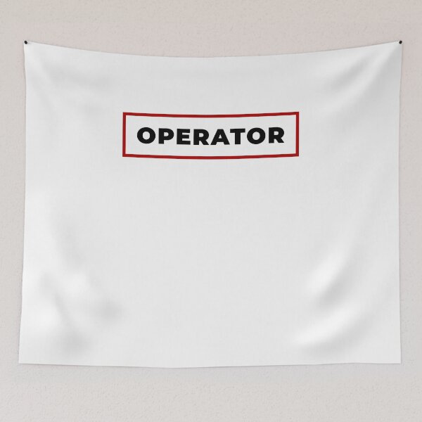 Item preview, Operator with red frame designed and sold by SVPOD.