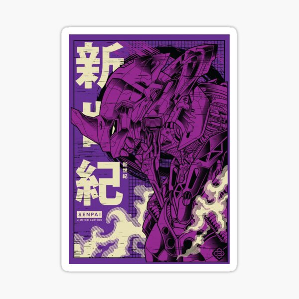 "Neon Genesis Evangelion" Sticker for Sale by TATAKAEE Redbubble