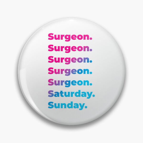 Item preview, Surgeon work week designed and sold by SVPOD.
