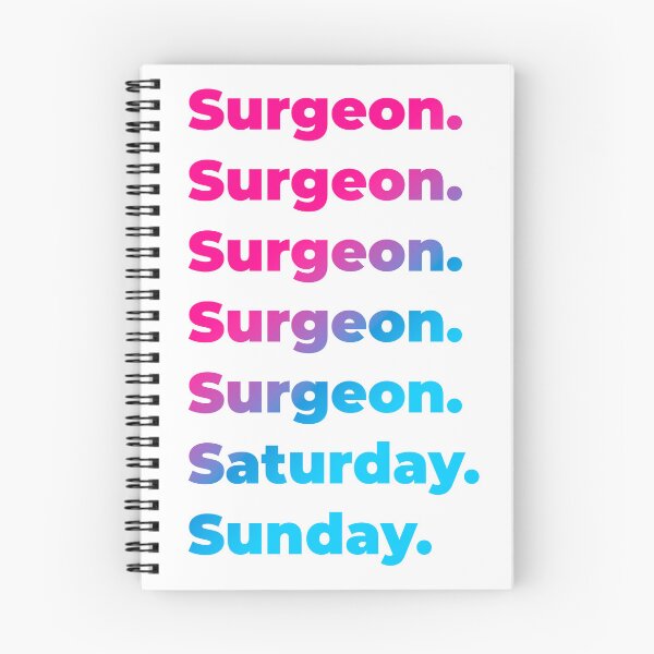 Item preview, Surgeon work week designed and sold by SVPOD.