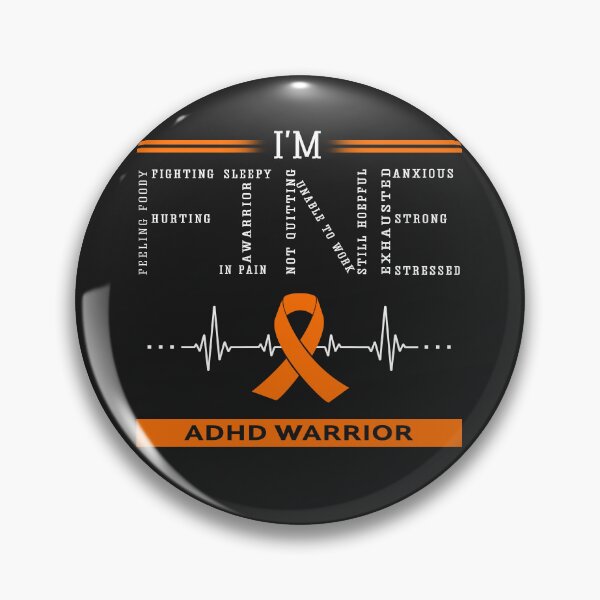Item preview, I'm Fine ADHD Warrior Support ADHD Awareness Gifts designed and sold by rechardtee.
