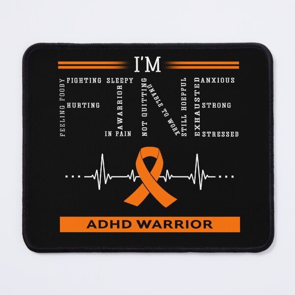 Item preview, I'm Fine ADHD Warrior Support ADHD Awareness Gifts designed and sold by rechardtee.