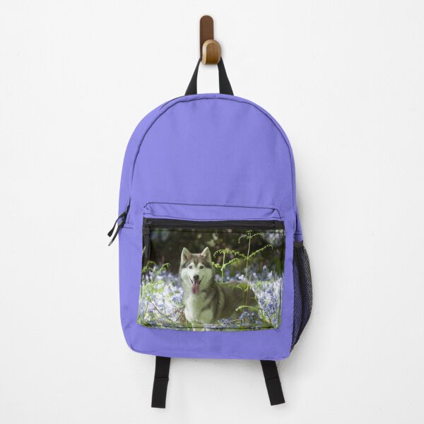 Item preview, Husky Dog in a Field of Flowers designed and sold by ScienceSource.