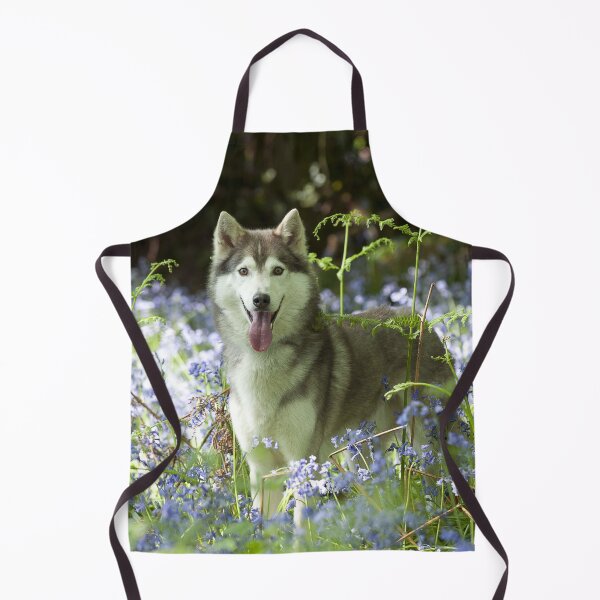 Item preview, Husky Dog in a Field of Flowers designed and sold by ScienceSource.