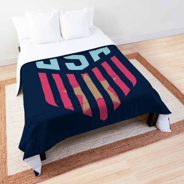 WOSO Team USA Soccer Crest USA Soccer Logo Comforter