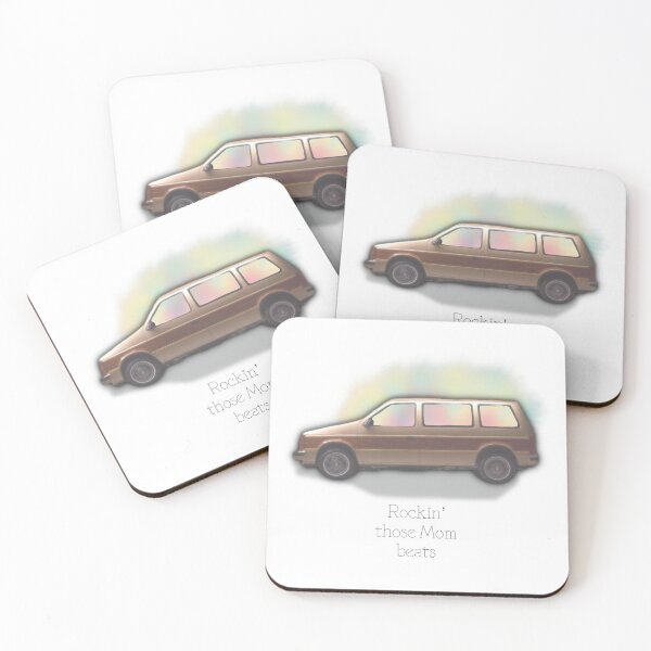 Item preview, Rockin’ Those Mom Beats, Fun Retro Mini-van Graphic designed and sold by cherdoodles.