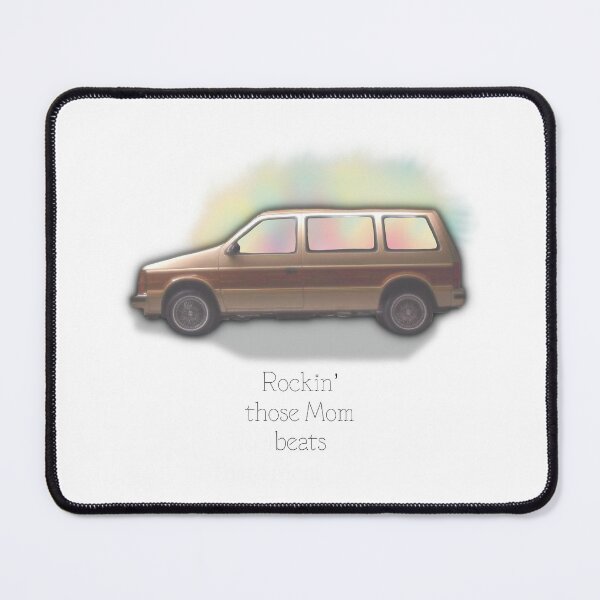 Item preview, Rockin’ Those Mom Beats, Fun Retro Mini-van Graphic designed and sold by cherdoodles.