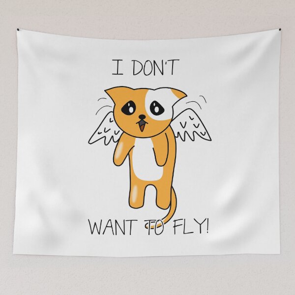 Item preview, I Don't Want To Fly designed and sold by Aleksandar Kostjuk.