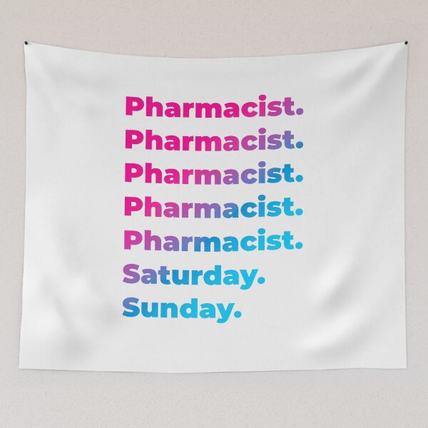 Item preview, Pharmacist work week designed and sold by SVPOD.
