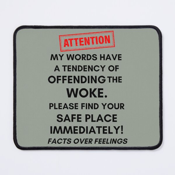 Item preview, Facts Over Feelings Offending The Woke - Political designed and sold by OutdoorsZee1.