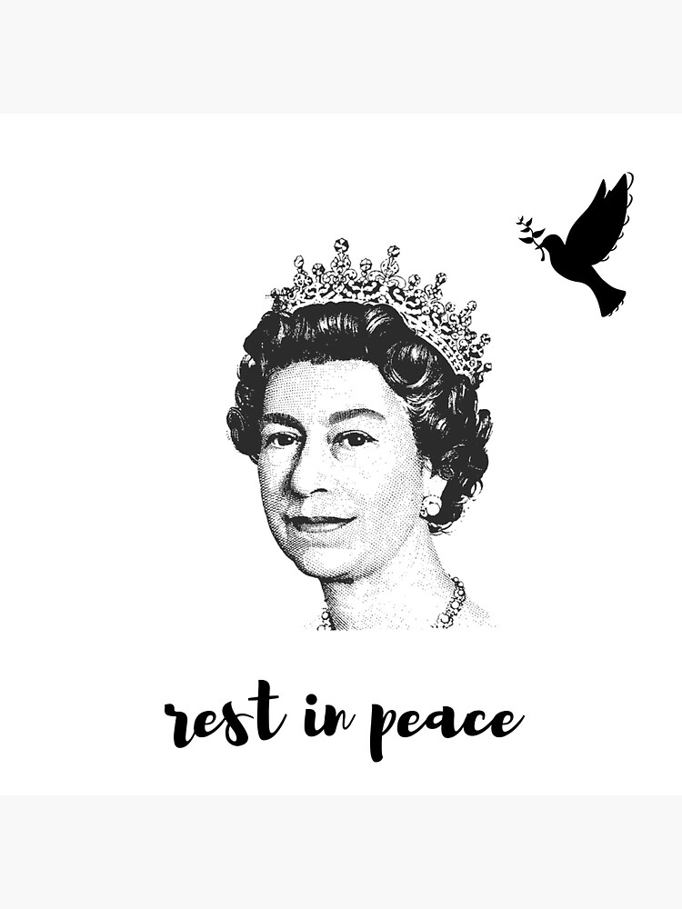 "queen rest in peace" Sticker for Sale by MaxLancaster132 Redbubble