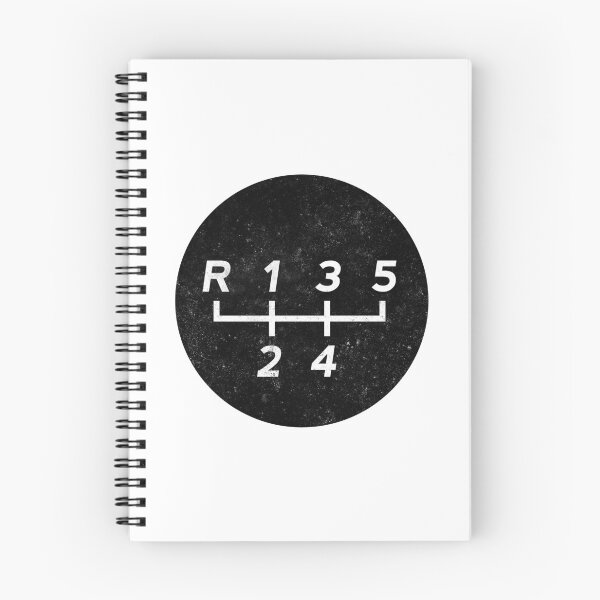 Item preview, Black 5 Speed Manual Transmission Shift Pattern - Grungy designed and sold by ApexFibers.