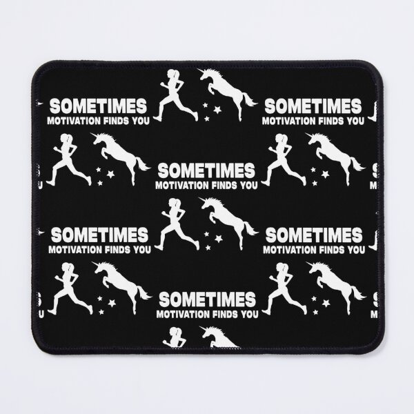 Item preview, Sometimes Motivation Finds You Funny Athlete Unicorn designed and sold by Kevins16.