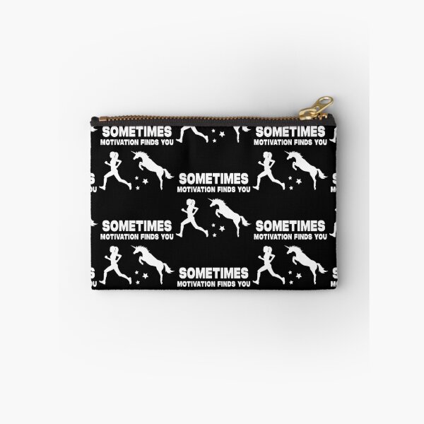 Item preview, Sometimes Motivation Finds You Funny Athlete Unicorn designed and sold by Kevins16.