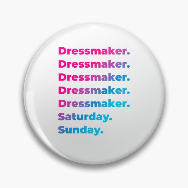 Item preview, Dressmaker work week designed and sold by SVPOD.
