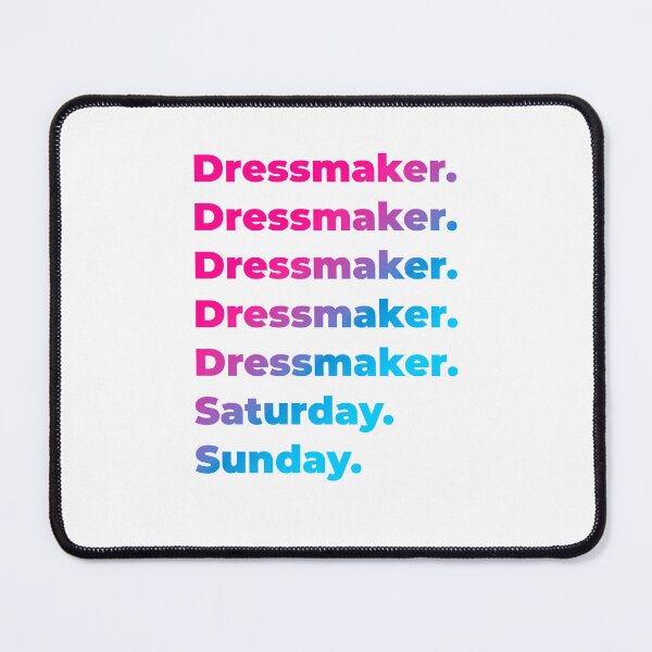 Item preview, Dressmaker work week designed and sold by SVPOD.