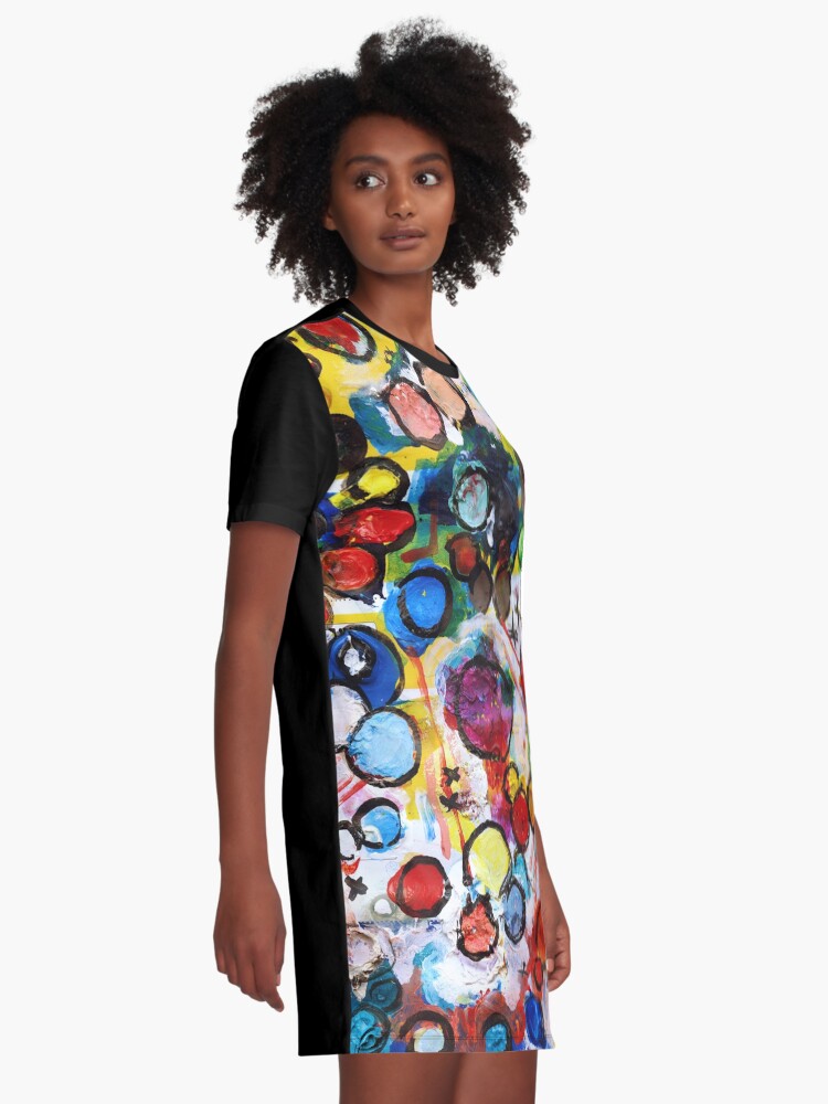 Alternate view of Set Me Free Graphic T-Shirt Dress