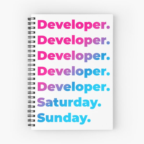 Item preview, Developer work week designed and sold by SVPOD.