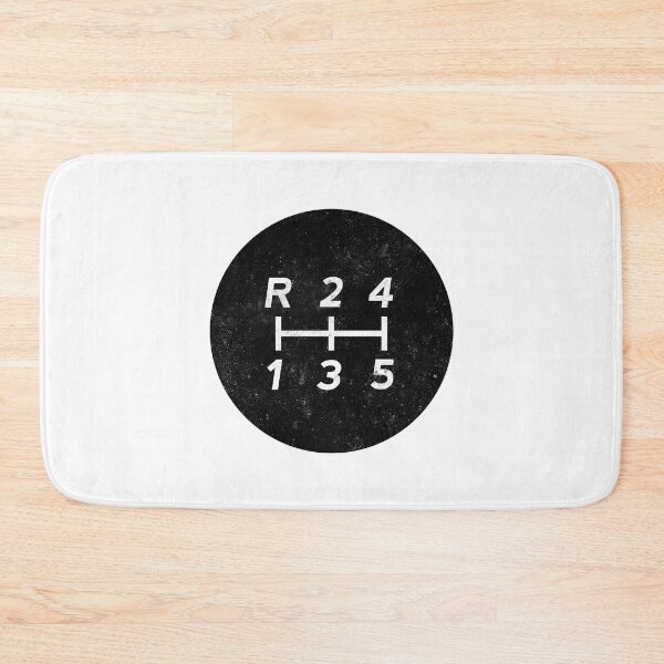 Item preview, Black 5-Speed Manual Transmission Shift Pattern (dog leg) - Grungy designed and sold by ApexFibers.
