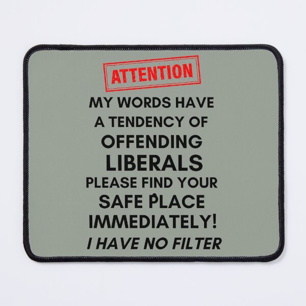 Item preview, Facts Over Feelings I Have No Filter Offending Liberals - Political designed and sold by OutdoorsZee1.