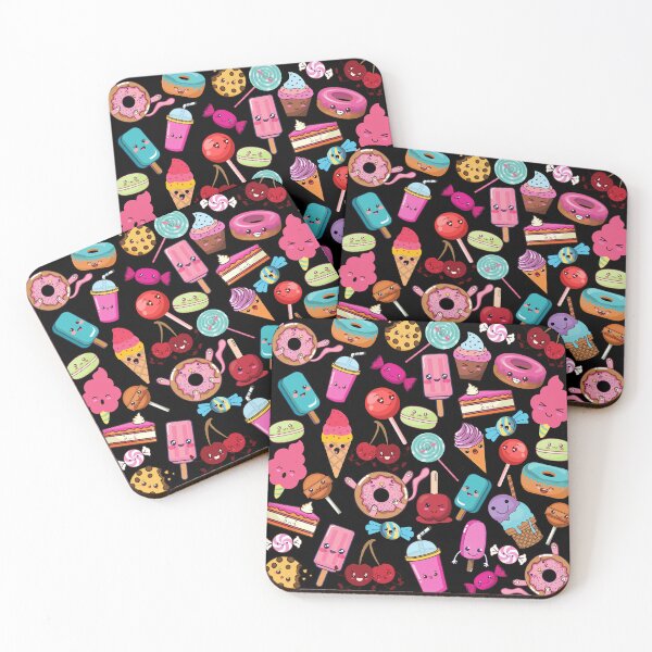 Item preview, Kawaii Cute Candy Pattern designed and sold by Cymphonyskar.