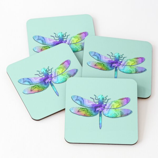 Item preview, Fantasy Rainbow Dragonfly Symbolism designed and sold by LaRoach Digital Arts.