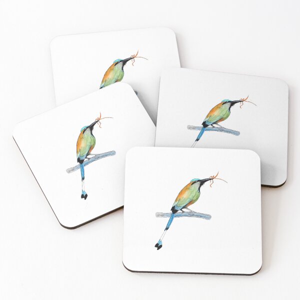 Item preview, Blue Crowned Motmot Painting designed and sold by julyperson.