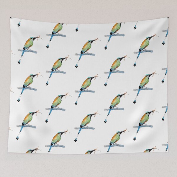 Item preview, Blue Crowned Motmot Painting designed and sold by julyperson.
