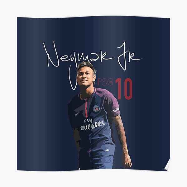 Neymar Jr PSG Poster